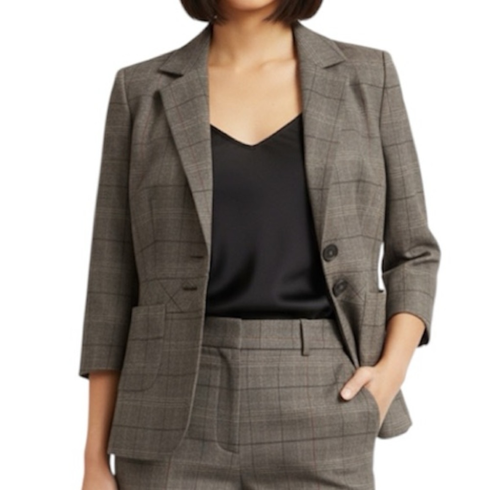 Plaid Blazer Suzy Shier NWT